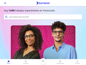 'bumeran.com.ve' screenshot