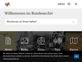 'bundesarchiv.de' screenshot