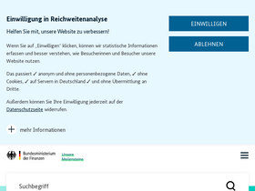 'bundesfinanzministerium.de' screenshot