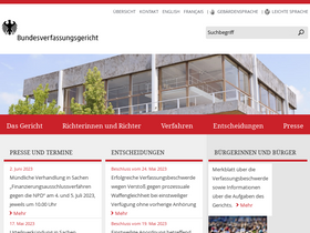'bundesverfassungsgericht.de' screenshot