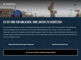 'bundeswehr.de' screenshot