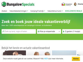 'bungalowspecials.nl' screenshot