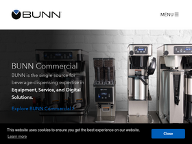 'bunn.com' screenshot