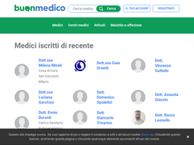 'buonmedico.it' screenshot