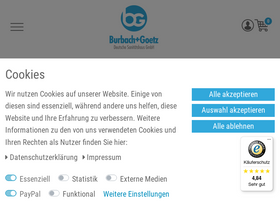 'burbach-goetz.de' screenshot