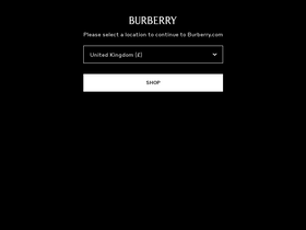 'burberry.com' screenshot