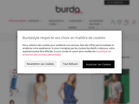 'burdastyle.fr' screenshot