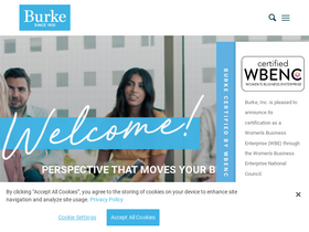 'burke.com' screenshot