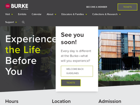 'burkemuseum.org' screenshot