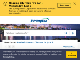 'burlington.ca' screenshot