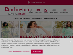'burlington.com' screenshot
