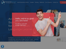 'burlingtonenglish.com' screenshot