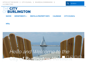 'burlingtonvt.gov' screenshot