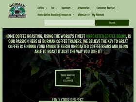'burmancoffee.com' screenshot