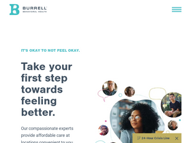 'burrellcenter.com' screenshot