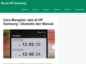 'bursahpsamsung.com' screenshot