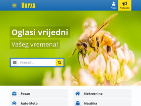 'burza.com.hr' screenshot