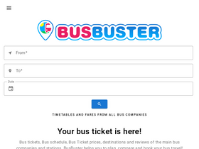 'busbuster.com' screenshot