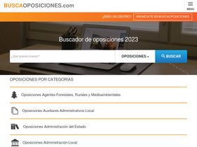 'buscaoposiciones.com' screenshot