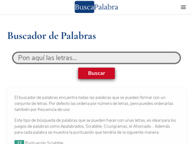'buscapalabra.com' screenshot
