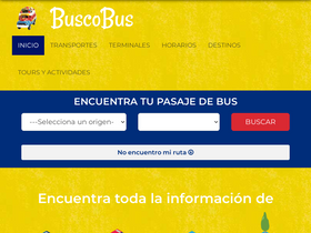 'buscobus.com.co' screenshot