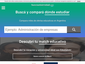 'buscouniversidad.com.ar' screenshot