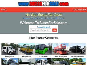 'busesforsale.com' screenshot