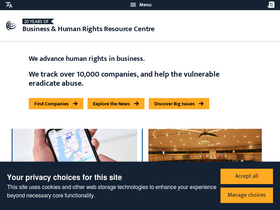 'business-humanrights.org' screenshot
