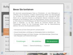 'bussgeldkatalog.org' screenshot