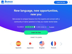 'busuu.com' screenshot