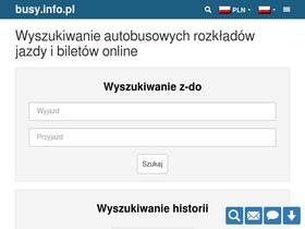 'busy.info.pl' screenshot