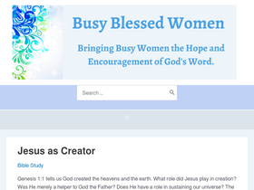 'busyblessedwomen.com' screenshot