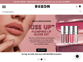 'buxomcosmetics.com' screenshot