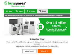 'buy-spares.ie' screenshot