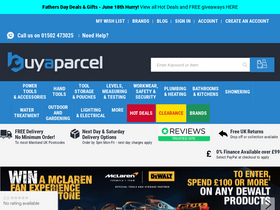 'buyaparcel.com' screenshot