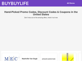 'buybuylife.com' screenshot