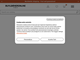 'buyleatheronline.com' screenshot