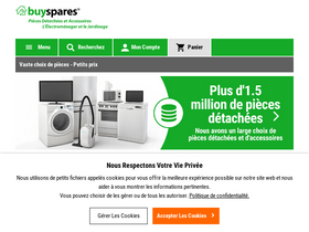 'buyspares.fr' screenshot