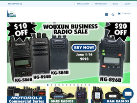 'buytwowayradios.com' screenshot