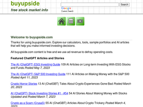 'buyupside.com' screenshot