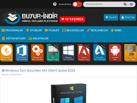 'buyurindir.org' screenshot