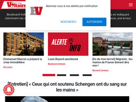 'bvoltaire.fr' screenshot