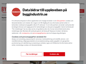 'byggindustrin.se' screenshot