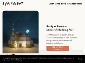 'bypixelbot.com' screenshot