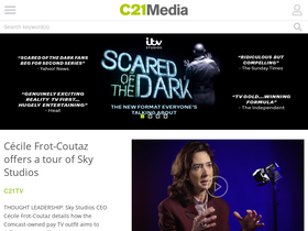 'c21media.net' screenshot