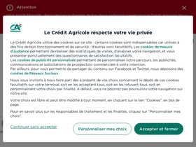 'ca-loirehauteloire.fr' screenshot