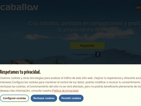 'caballow.com' screenshot