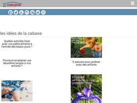 'cabaneaidees.com' screenshot