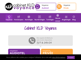 'cabinet-kld-voyance.fr' screenshot
