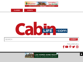 'cabinlife.com' screenshot